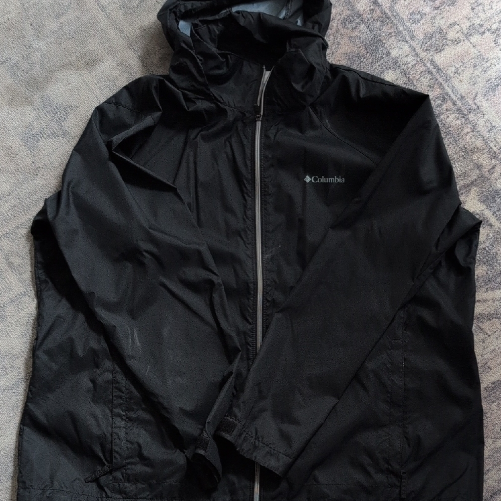 Columbia Black Hooded Jacket
